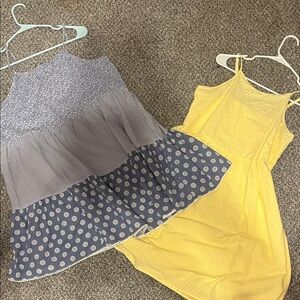 Yellow and Blue Sundresses